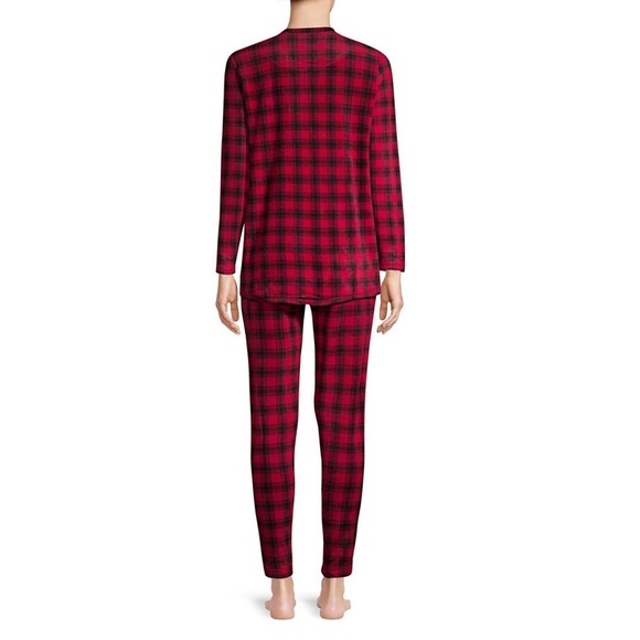 NWT *Exclusive* Roudelain 3-Piece Bow Plaid Pajama Gift Set Size Medium - Picture 2 of 4